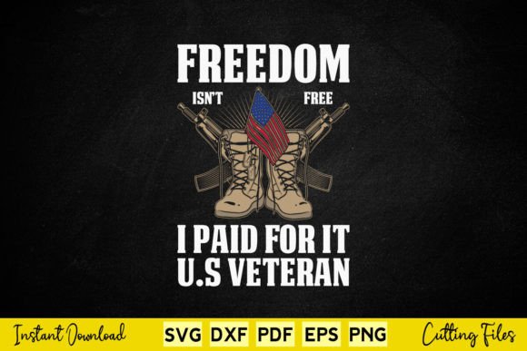 Freedom Isn’t Free Graphic for Crafts