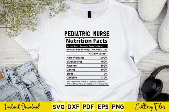 Fun Pediatric Nurse Nutrition Facts Graphics for Crafts