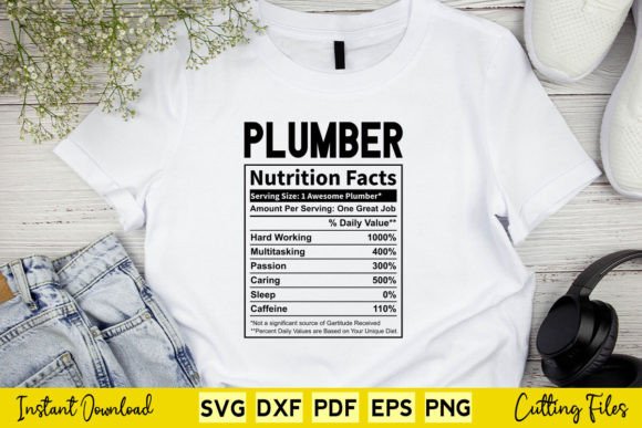 Fun Plumber Nutrition Svg