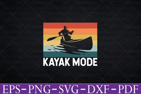 Kayaking Retro Kayak Canoeing Paddling