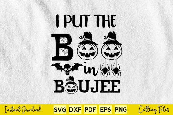 Put the Boo in Boujee Graphics for Local Crafts